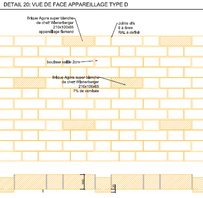 Orly – IMECS – moucharabieh intégré dans la façade